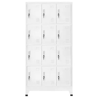 Immagine prodotto di Armadietto a Chiave con 12 Scomparti 90x45x180 cm