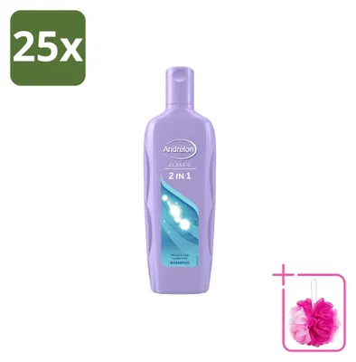 Image de 25 shampooings 2-en-1 Andrélon - 450 ml - Lot économique - 25 pièces