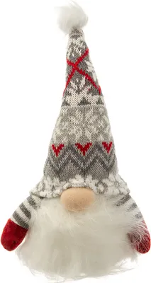 Produktbild von Christmas Paradies 43224 2er SET Wichtel mit LED warm weißes Licht Gnom mit Strickmütze
