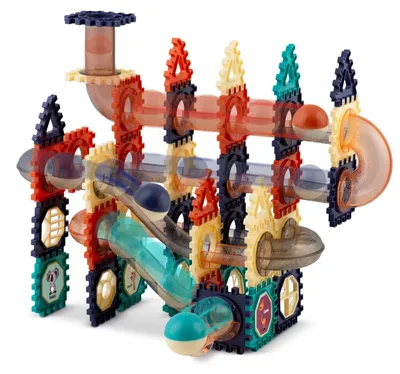 Obrázok produktu pre Ricokids RK-765 Stavebnicová súprava s guľôčkovou dráhou, 110 dielov