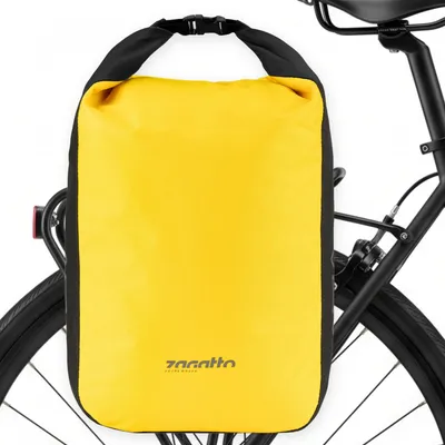 Obrázek produktu pro Zagatto Cyklistická Brašna Taška na Kolo na Kufru Prostorný Vodotěsný 25L Žlutá ZG1154