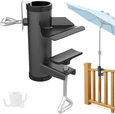 Zdjęcie produktu dla Uchwyt do parasola na balkon i taras – regulowany