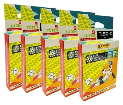 Produktbild von Panini FIFA Frauen WM 2023 - Sammelsticker - 5 Blister
