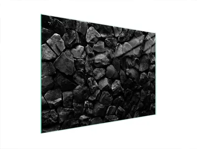 Image de Planche à découper en verre 40 x 30 cm, motif pierres