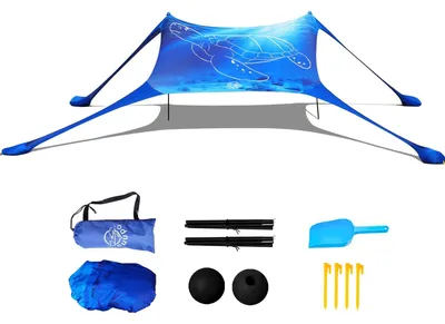 Productafbeelding van Pop-up strandtent met UPF 50+ bescherming (160 x 200 cm)