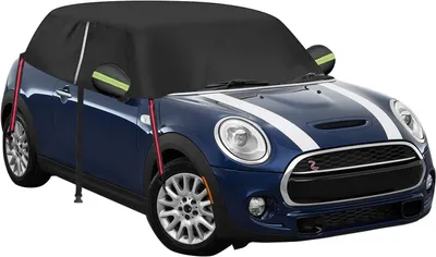 Productafbeelding van Halve Autohoes - Buiten Garage - Voertuig Beschermen - Waterdicht Oxford Doek - F55 Model - Zwart