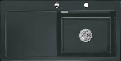 Produktbild von Flächenbündige Spüle MERA 100 SL F Eibe Becken rechts mit Excenterbedienung