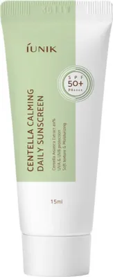 Obrázek produktu pro iUNIK Centella Calming Denní opalovací krém 15 ml - opalovací krém