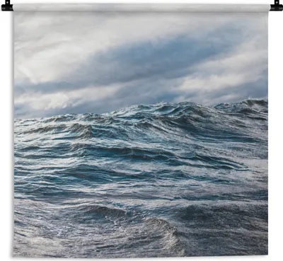 Produktbild von MuchoWow® Wandteppich Wandbehang Meer - Golf - Norwegen 150x150 cm Tapisserie Dekoration Wandtuch - Wohnaccessoires - Modernes