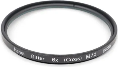 Produktbild von hama Filter Gitter 6x (Cross screen) 72mm 72 mm (IV) Effektfilter