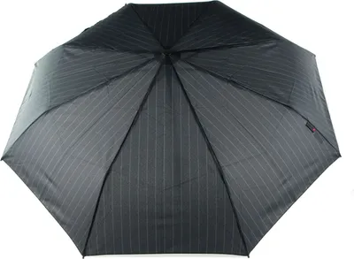 Produktbild von Knirps Taschenregenschirm Regenschirm T.260 Medium Duomatic Crook Handle Men's Prints Stripe grau mehrfarbig