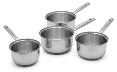 Image de Lot de 4 casseroles 16/18/20/22 cm en inox Fackelmann Rhona