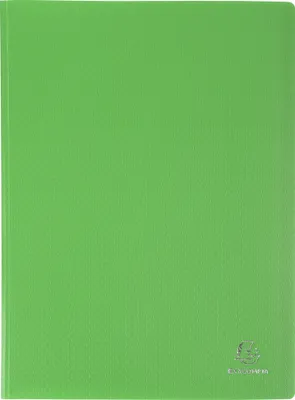 Produktbild von Exacompta 10x Sichtmappe PP 500µ 40 glatten Hüllen transluzent A4 Hellgrün 8843E