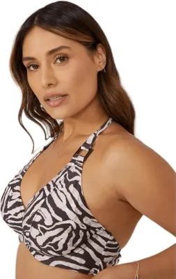 Immagine prodotto di Gorgeous - Bikini top non imbottito per donna DH4781 (70F) (Bianco/Nero)