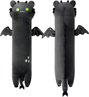 Immagine prodotto di Cuscino a forma di drago di peluche, 50 cm, morbido, ideale come giocattolo per bambini