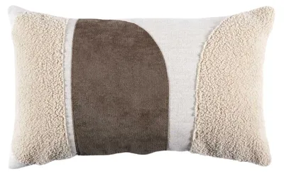 Dekokissen 30x50 cm beige-creme, rechteckig, modern