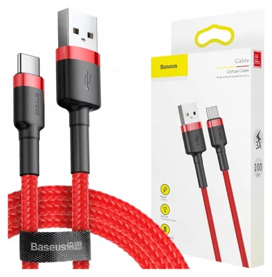 Immagine prodotto di Cavo Usb Do Usb-C Baseus Cafule 2A 3M (Czerwony)