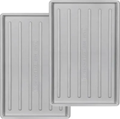Produktbild von Famanu Schuhablage Set von 2 Schuhablagewannen - 45 x 30 cm - grau - Kunststoff