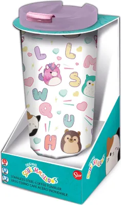 Immagine prodotto di Stalowa termoszybka Squishmallows - podróżny kubek z postaciami