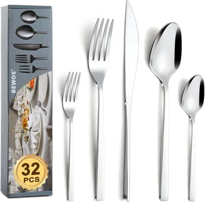 Produktbild von Besteckset 30-teilig, für 6 Personen, Edelstahl, spülmaschinenfest, für Feiern