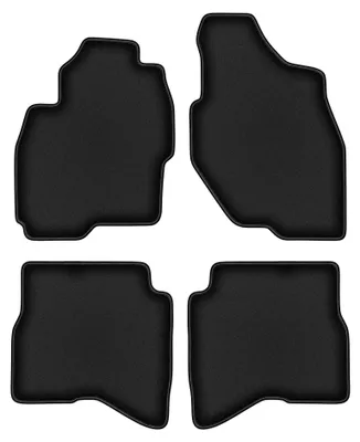 Productafbeelding van Velours automatten voor Mitsubishi Pajero Pinin 1999-2006 (SUV) – 4-delig, zwart, op maat – Wielganizator DURBAN