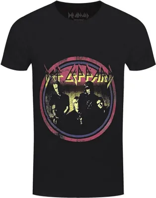 Produktbild von Def Leppard - T-Shirt für Herren/Damen Uni RO5751 (S) (Schwarz)