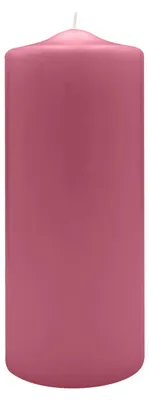 Produktbild von Spitzkopf Stumpen Kerzen Antique Pink 25 x Ø 10 cm, 6 Stück
