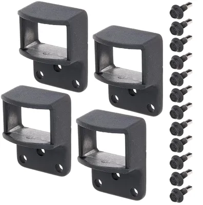 Produktbild von Alberts 509859 Befestigungs-Set für Zaunfelder | Aluminium, anthrazit kunststoffbeschichtet