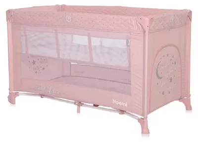 Image de Parc bébé à 2 niveaux Lorelli - Noemi, Mellow rose star