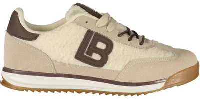 Produktbild von Damen Beige Sportschuh: Wildleder & Plüsch mit Kontrastdetails