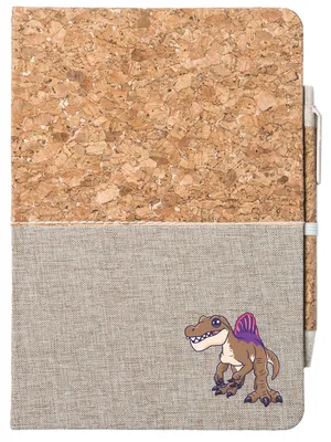 Produktbild von Huuraa Notizbuch A5 Spinosaurus Dinosaurier 80 Blatt inkl. Kugelschreiber Tagebuch Geschenkidee