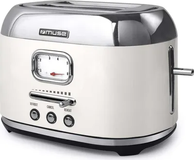 Image de Muse MS-120SC - Grille-pain Muse, 1 000 W, crème