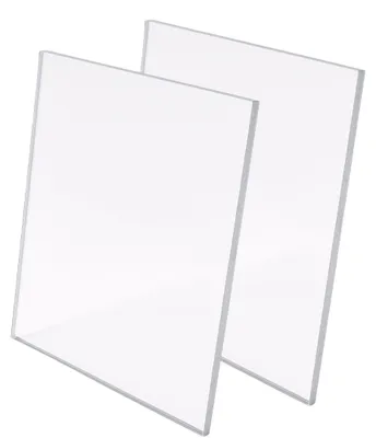 Imagen del producto de Placa de acrílico transparente, 5 mm de grosor, 2,21 x 29,7 cm, para uso artesanal