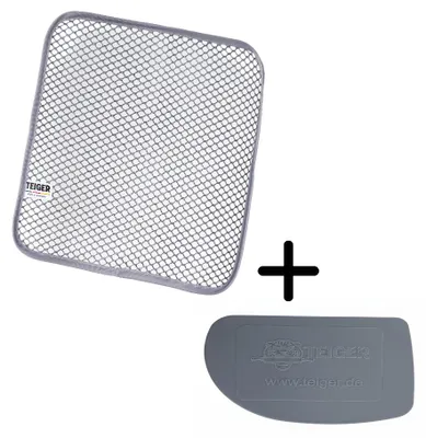 Produktbild von Teiger® Teigreinigungstuch + Teigschaber – Bundle Single