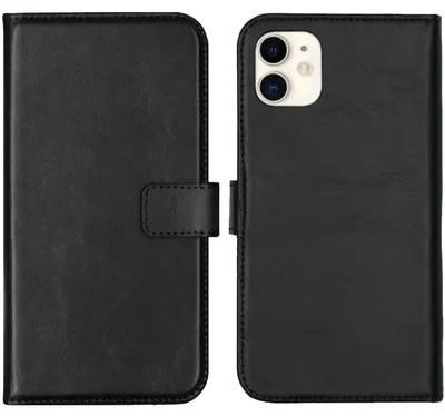 Imagen del producto de Funda de Cuero Auténtico tipo Libro para Apple iPhone 11 -