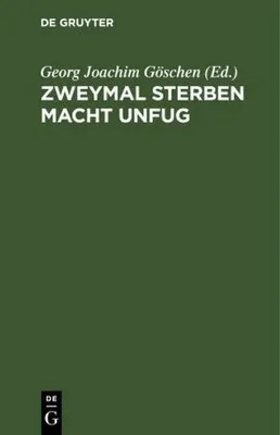Produktbild von Zweymal sterben macht Unfug