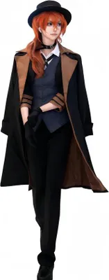 Produktbild von Cosplay Kostüm Dazai Osamu - Anime Kostüm - Bungo Stray Hunde - Perfekt für Karneval - ShopFlot