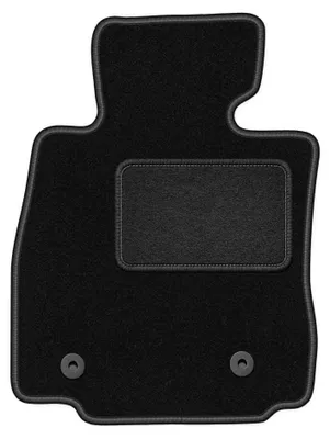 Immagine prodotto di Tappetino guidatore in moquette per Mazda 2 III 2015- (hatchback) – 1 pezzo, nero, su misura – Wielganizator LUX