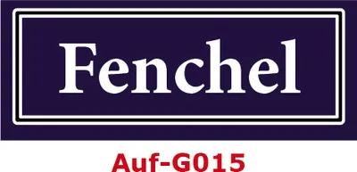 Produktbild von 2 Stück Gewürzaufkleber Fenchel 40x16mm Gewürzetiketten Sticker Lebensmittel (Auf-G015)