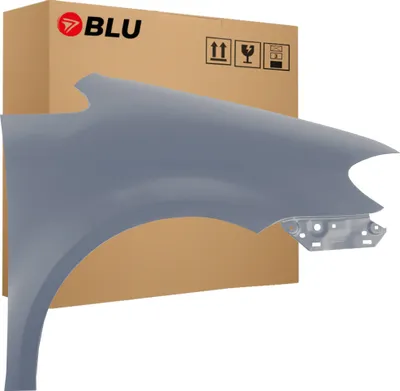 Produktbild von BLU Kotflügel Passend für Volkswagen Touran 1T2 LD7X Rechts Grau PlatinGrau | 2007-2010 | Vorderseite Vorne | Lackiert | Einbaufertig