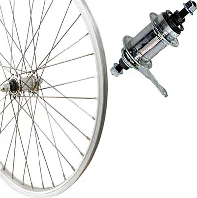 Immagine prodotto di Ruota posteriore Roland 26" freno a contropedale argento in alluminio RBN