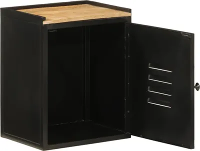 Produktbild von vidaXL Badschrank 40x30x50 cm Eisen und Massivholz Mango