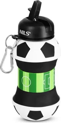 Produktbild von Silikon-Faltbecher 550 ml - Fußball-Design