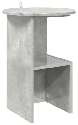 Produktbild von vidaXL Beistelltisch Betongrau Ø 39,5 x 55 cm Holzwerkstoff