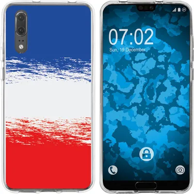 Produktbild von PhoneNatic Case kompatibel mit Huawei P20 Silikon-Hülle WM France M5