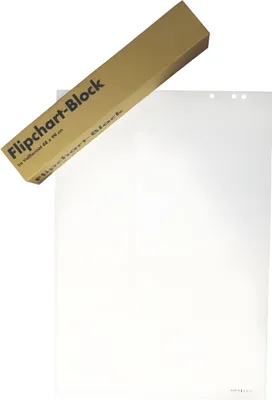 Produktbild von Büroring Flipchartblock 68x99cm blanko/blanko