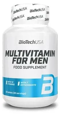 Multivitamín, 60 tabliet, pre mužov, BIOTECH USA