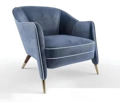 Produktbild von Luxus Designer Sessel Lounge Club Relax Stuhl Fernseh Hotel Polster Sofa Sitzer