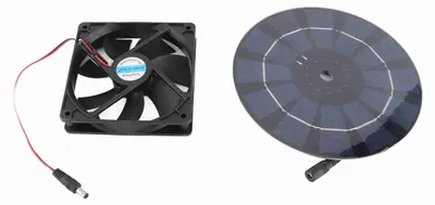 Obrázek produktu pro 3W solární panel s ventilátorem, tichý a energeticky úsporný mini ventilátor pro skleníky typu „chicken coop“