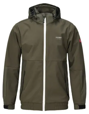 Immagine prodotto di Giacca softshell da uomo Nordberg Nico - Colore: Army - Taglia L